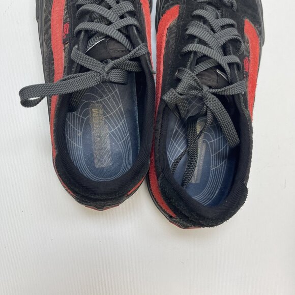 Vans Men’s Baker Style 112 Pro Skate Shoes Size 8 Black Red Suede Low Top Read - Picture 9 of 15